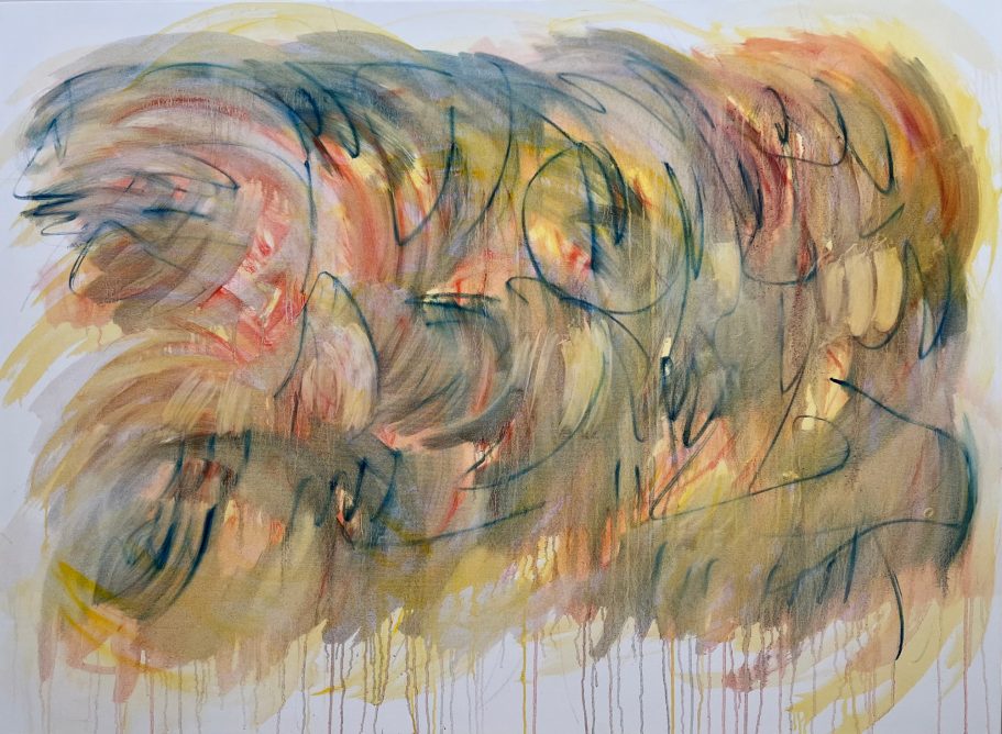 Silent Running , 110x150cm, oil on canvas, 2025
