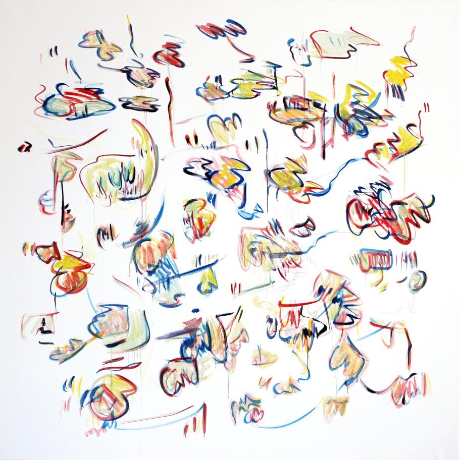 Untitled(Andratx), 2023, oil on canvas, 150x150cm