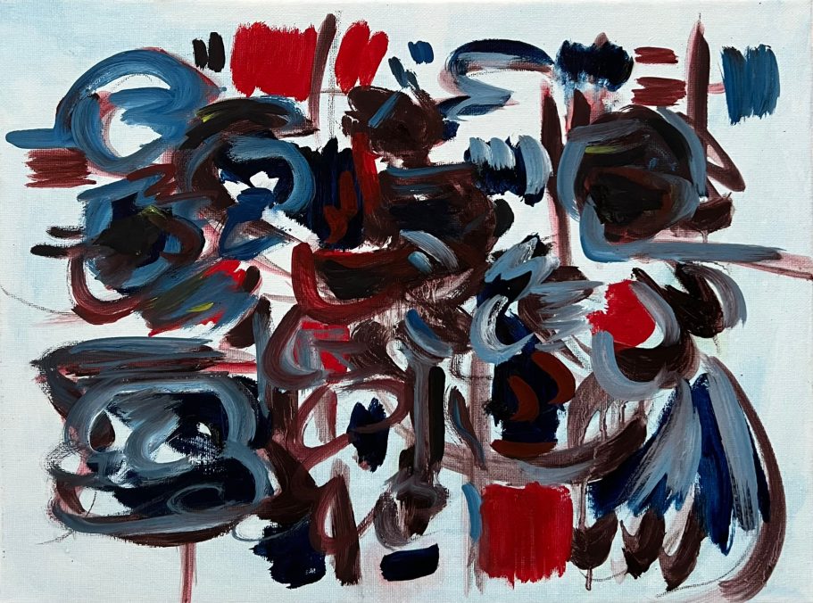 A room of one´s own, 30x40cm, oil on canvas, 2023