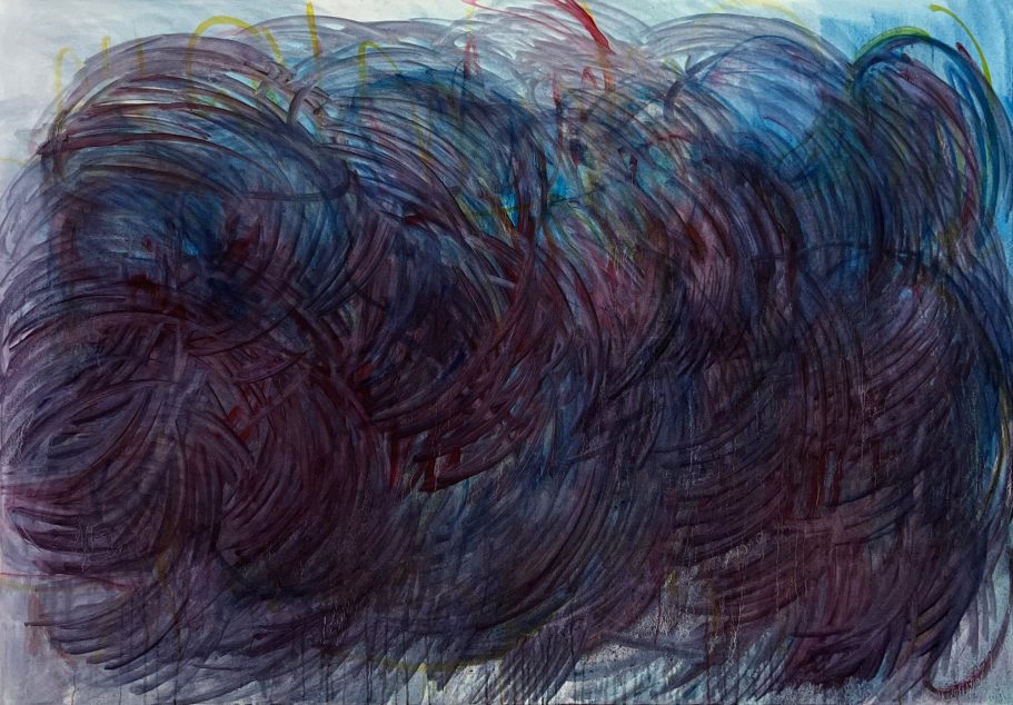 I want freedom, I want goodness, I want sin, 105x150cm, oil on canvas, 2025