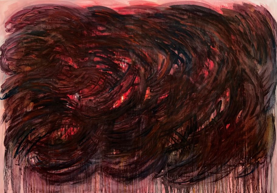 Fatal Attraction, 105x150cm, oil on canvas, 2025