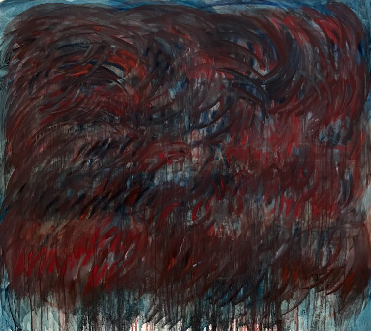Lightness and Weight, 130x146cm, oil on canvas, 2025 Lightness and Weight, 130x146cm, oil on canvas, 2025