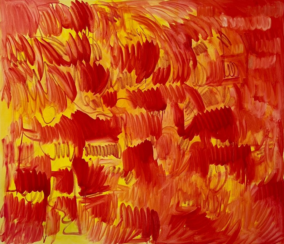 Ci vediamo un pomeriggio , 130x150cm, oil on canvas 2024
